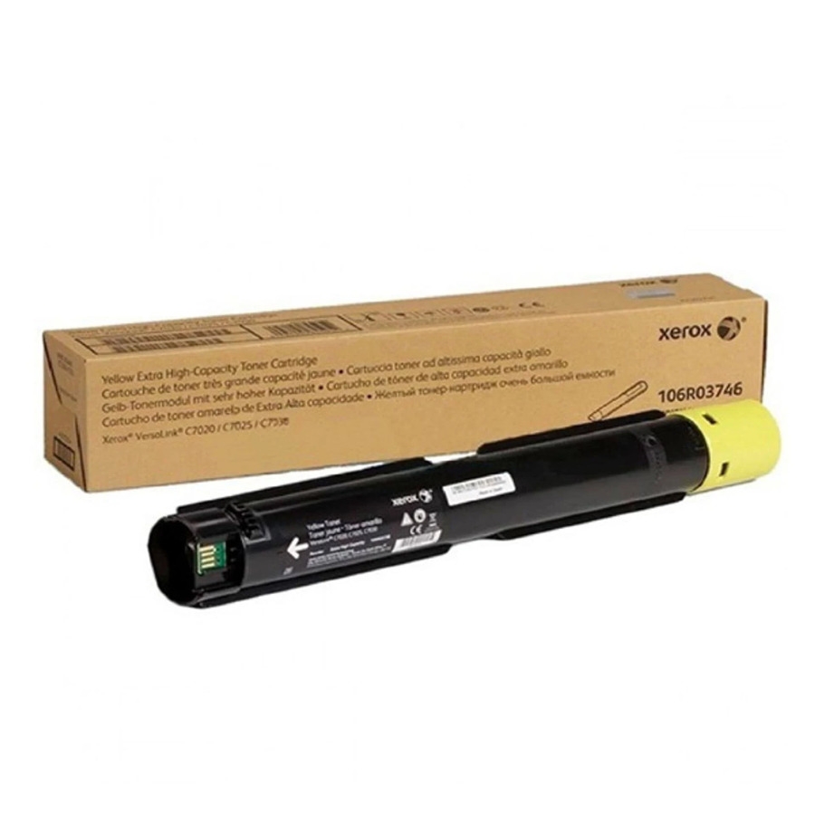 Toner Xerox Amarillo 106R03746, Alta Capacidad 11.8K, Para Versalink C7020/7025/7030