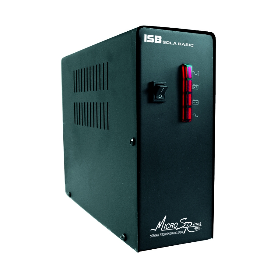 No Break Sola Basic Isb Micro Srinet Xrn-21-401, 400Va / 250 Watts, 4 Contactos, C/Regulador