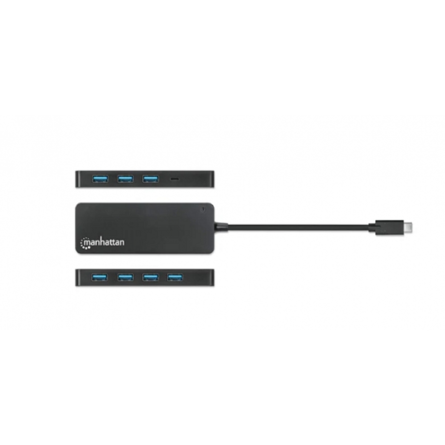 Hub Usb,Manhattan,168410,-C V3.2  7 Ptos A, 5Gbps