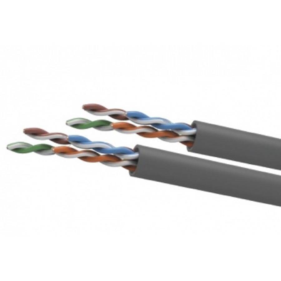 Bobina De Cable Wam Cat5E Utp Cca 24 Awg 305 Mts Color Gris