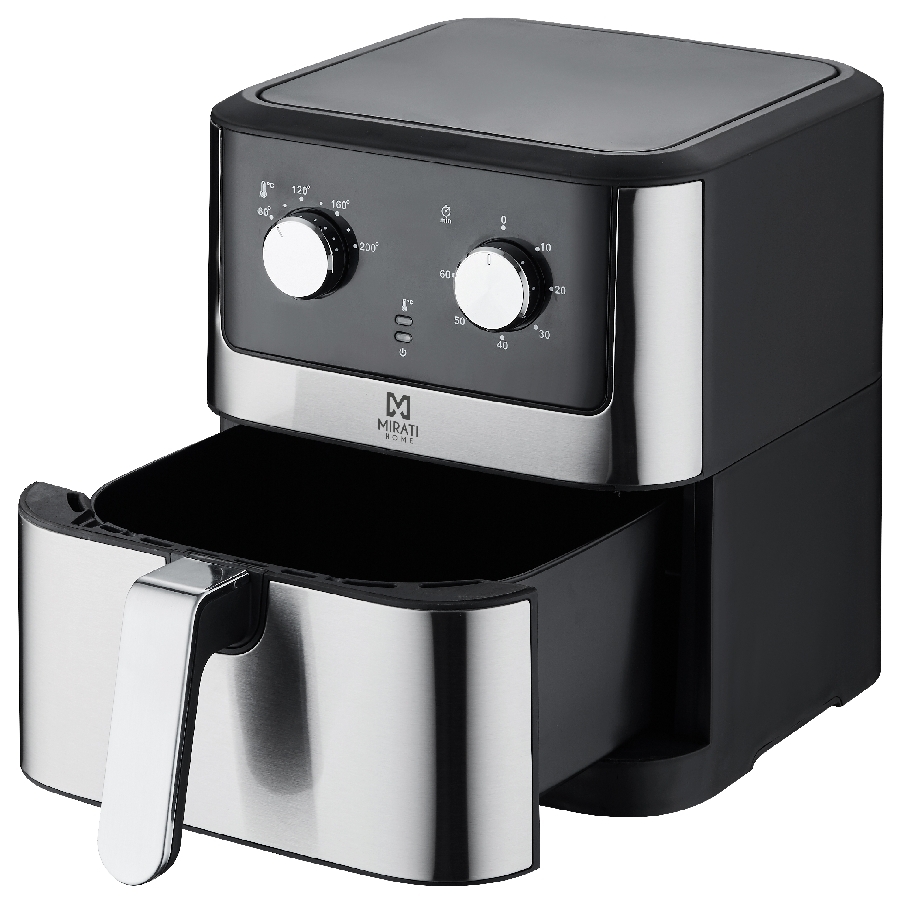 Freidora De Aire Mirati Con Capacidad De 6 Litros, 1500W, Temperatura De 60C-200C