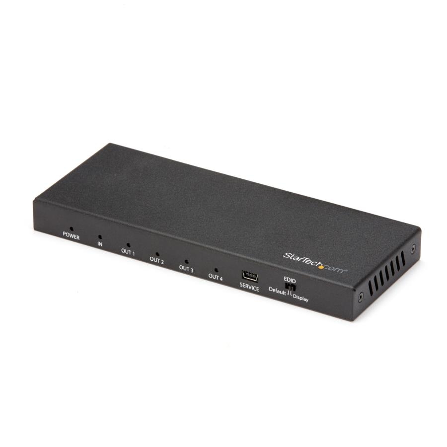 Splitter Hdmi - De 4 Puertos - 4K 60Hz - Divisor Hdmi 1 Entrada 4 Salidas - Splitter Hdmi De 4 Salidas - Divisor De Puertos Hdmi - Startech.Com Mod. St124Hd202