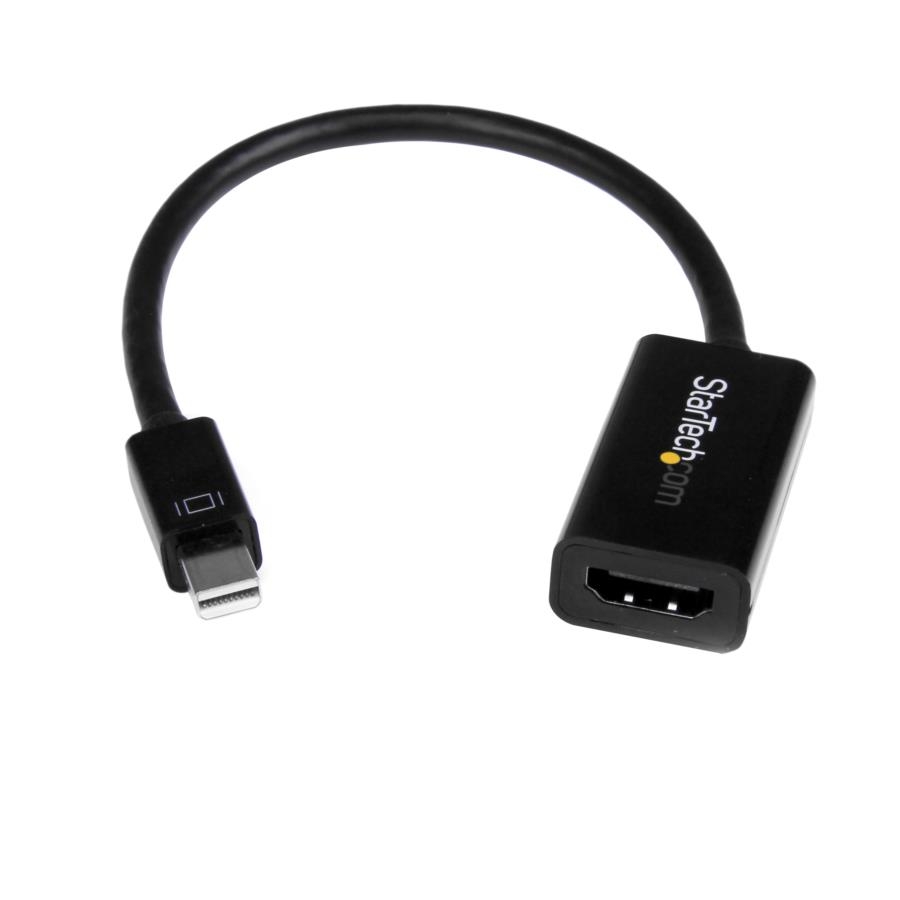 Adaptador De Video Mini Displayport A Hdmi Con Audio Adaptador Activo Mdp 1.2 Para Laptop O Ultrabook 4K 30Hz Negro - Startech.Com Mod. Mdp2Hd4Ks