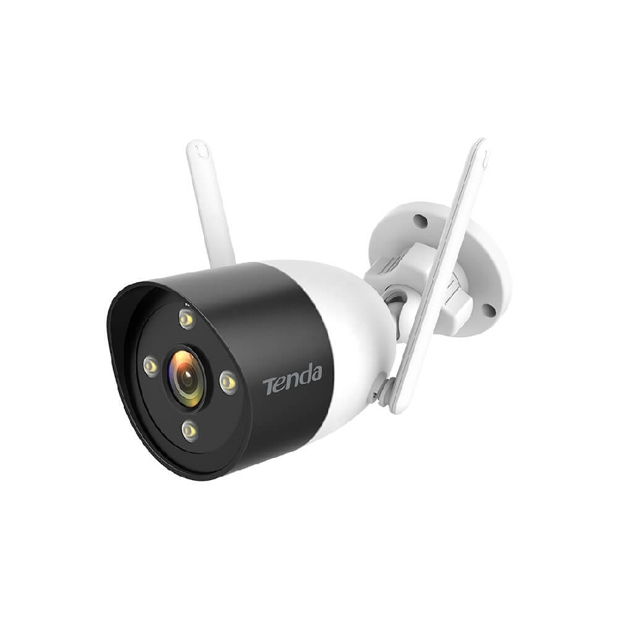 Camara Tenda Ct6 Vigilancia Exteriores Alto Rendimiento Resolucion 2K 3 Mpx Audio Bidireccional Full-Duplex Deteccion De Movimiento Inteligente Funciones De Alarma De Luz Y Sonido