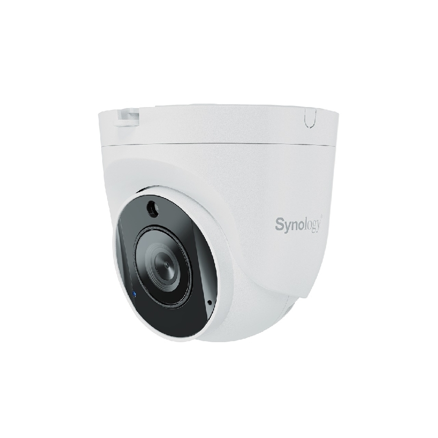 Camara Ip Synology Tc500 Turret 5 Mp Ir 30 M Lente 2.8Mm Dia Y Noche, Ip67 Ik10 Poe H.265, Ranura Microsd, Incluye Licencia Vitalicia Para Surveillance Stationcompra Mnima Multiplos De 10 Piezas