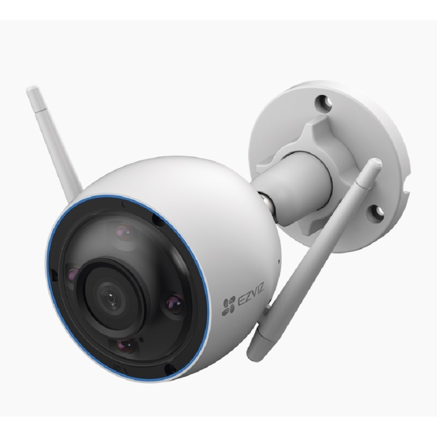 Camara Bala Ezviz Cs-H3-3K 5Mp 3K Deteccion Humana / Deteccion De Vehiculo / Sirena / Luz Parpadeante / Colores En Oscuridad / Micro Sd / Uso En Exterior