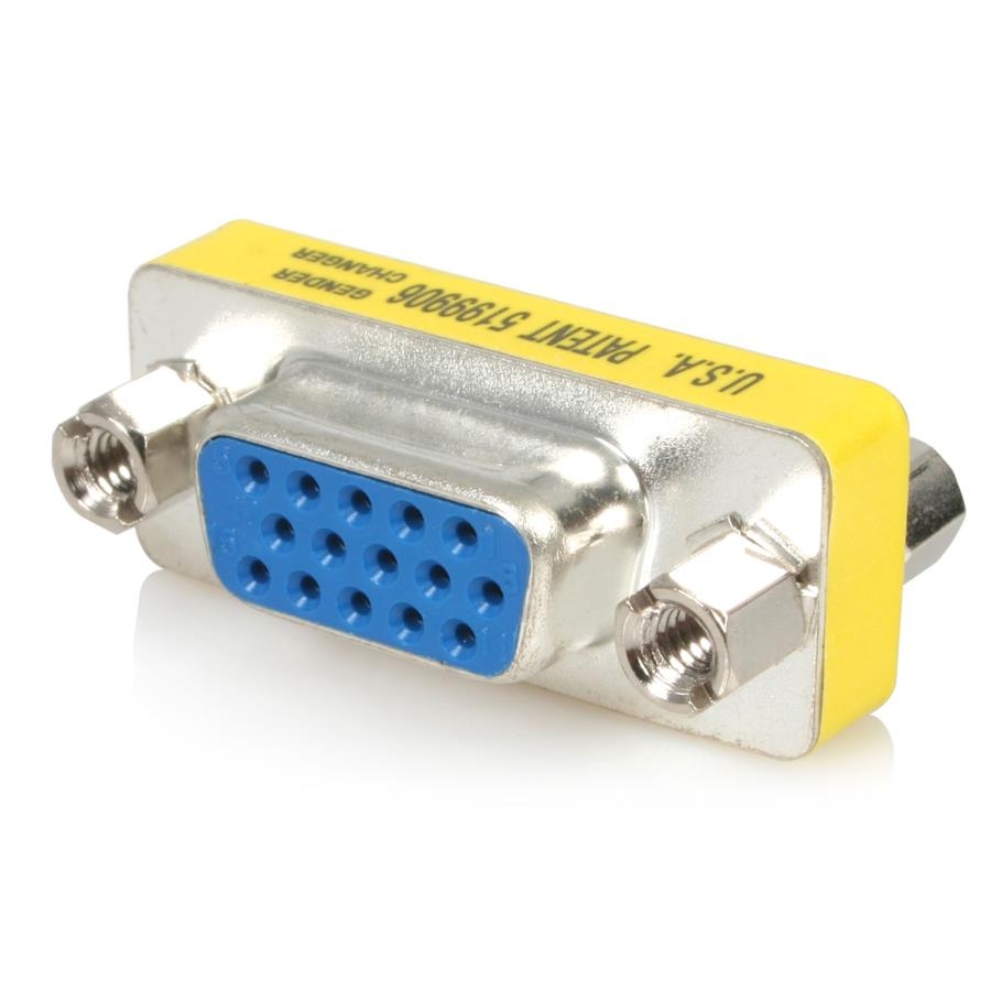 Cambiador Delgado De Genero Vga Hd15 Hembra A Hembra - Acoplador - Startech.Com Mod. Gc15Hsf