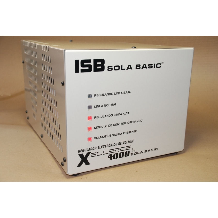 Regulador Elecronico Sola Basic Isb Xellence 4000Va 120V +/-5%