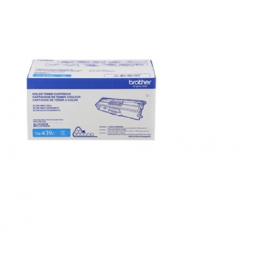 Toner Brother Cyan Tn439C Alto Rendimiento De 9000 Paginas Al 5 Por Ciento De Cobertura