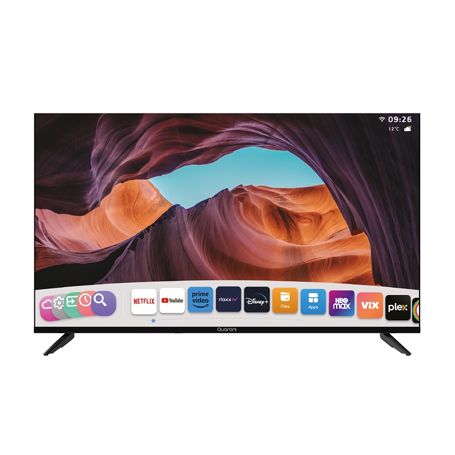 Television Smart Quaroni Whale Fhd 40 3 Hdmi / 2 Usb / Rca / Optico / 3.5Mm 60Hz