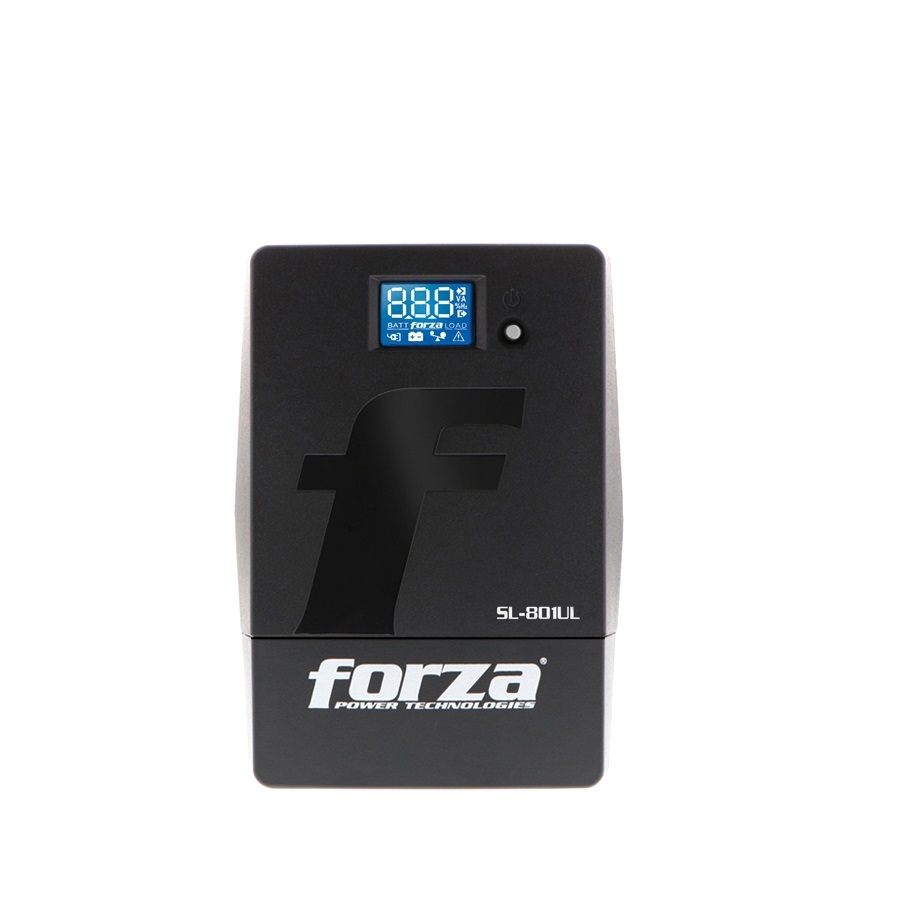 Ups Forza Sl-801Ul Interactivo 800Va/480W 8 Salidas (6/2) Lcd Tactil Salidas Rj45 Rj11 Torre 120V