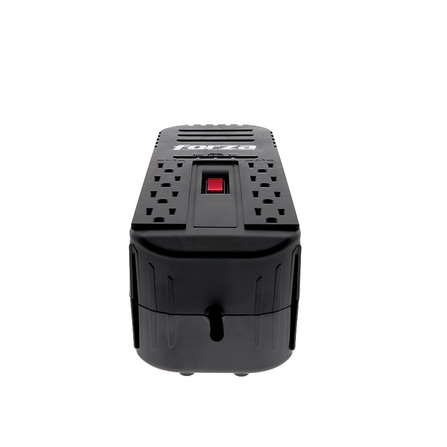 Regulador Automatico De Voltaje Forza Fvr-2201M Capacidad De 2200Va/1100W, 8 Slds, Rj11-120V