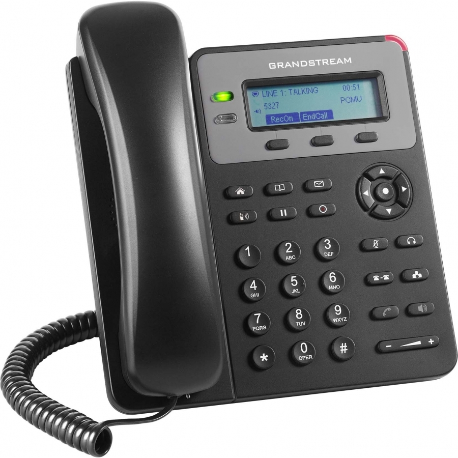 Telefono Ip Grandstream Gxp1615 / 1 Cuenta Sip 1 Linea 2 Puertos 10/100 Pantalla Lcd Retroiluminada Soporta Ehs Incluye Fuente Poder Ysoporta Poe