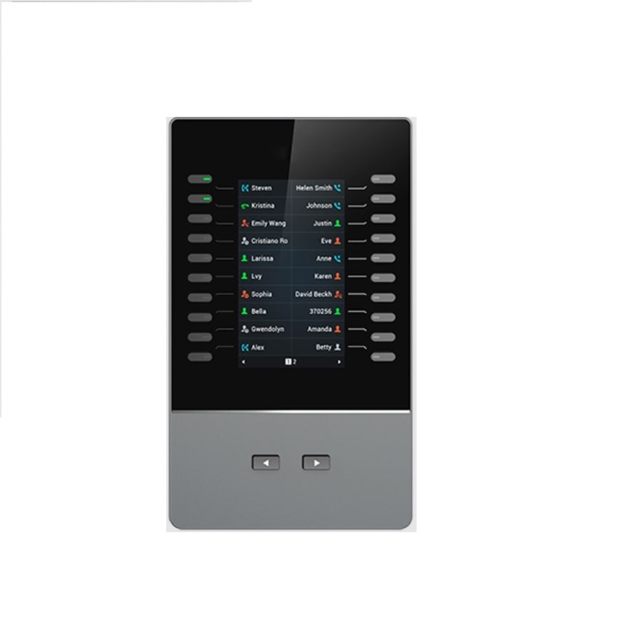 Botonera Grandstream Gbx20/ Modulo De Extension De Hasta 40 Contactos 20 Teclas P. Lcd Compatible Grp2615, Grp2624, Grp2650, Grp2670, Gxv3350 Y Gxv3450