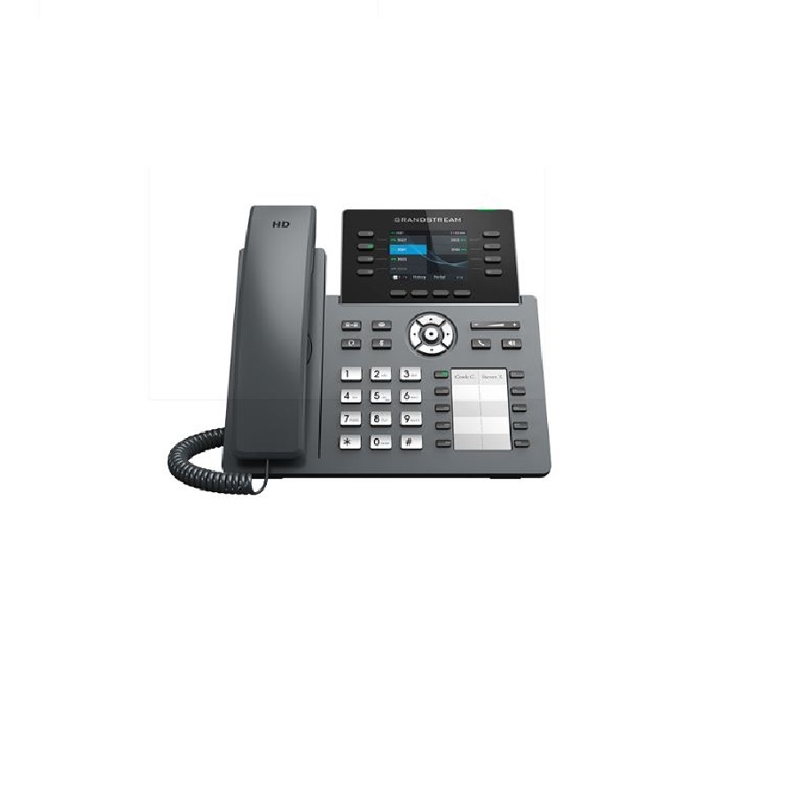 Telefono Ip Grandstream Grp2634/ 4 Cuentas Sip 8 Lineas Wifi Bluetooth Pantalla A Color 2 Puertos 10/100/1000 Usb Para Diadema Placa Fontal Personalizable Poe E Incluye Eliminador