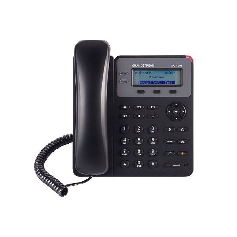 Telefono Ip Grandstream Gxp1610 / 1 Cuenta Sip 1 Linea 2 Puertos 10/100 Conector Rj9 Compatible Con Ehs Pantalla Lcd Retroiluminada Fuente Poder Incluidano Soporta Poe