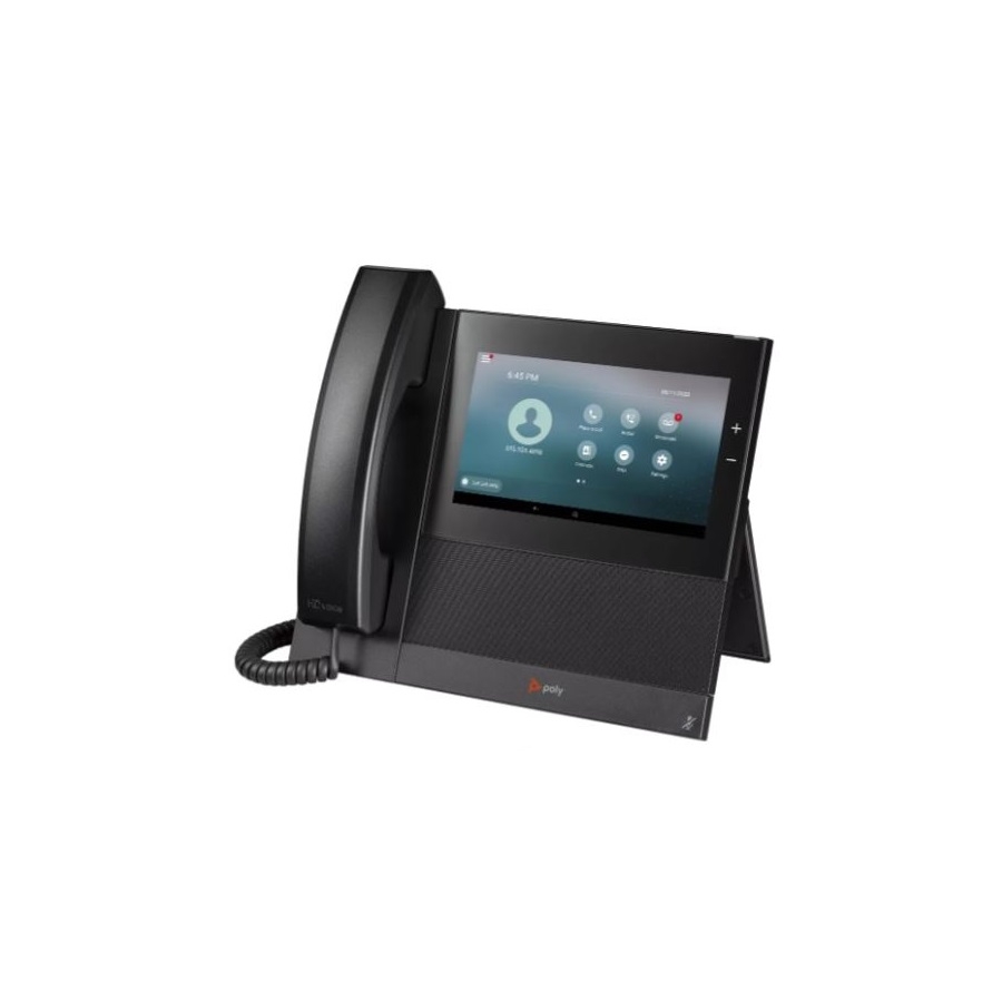 Telefono Ip Hp Poly 82Z85Aa Ccx 600/ Multimedia Sip Android 9 Pantalla Tactil A Color De 7 Pulgadas Wifi Bluetooth 2 Puerto Usb Tipo A Y C Poe No Incluye Fuente De Alimentacion
