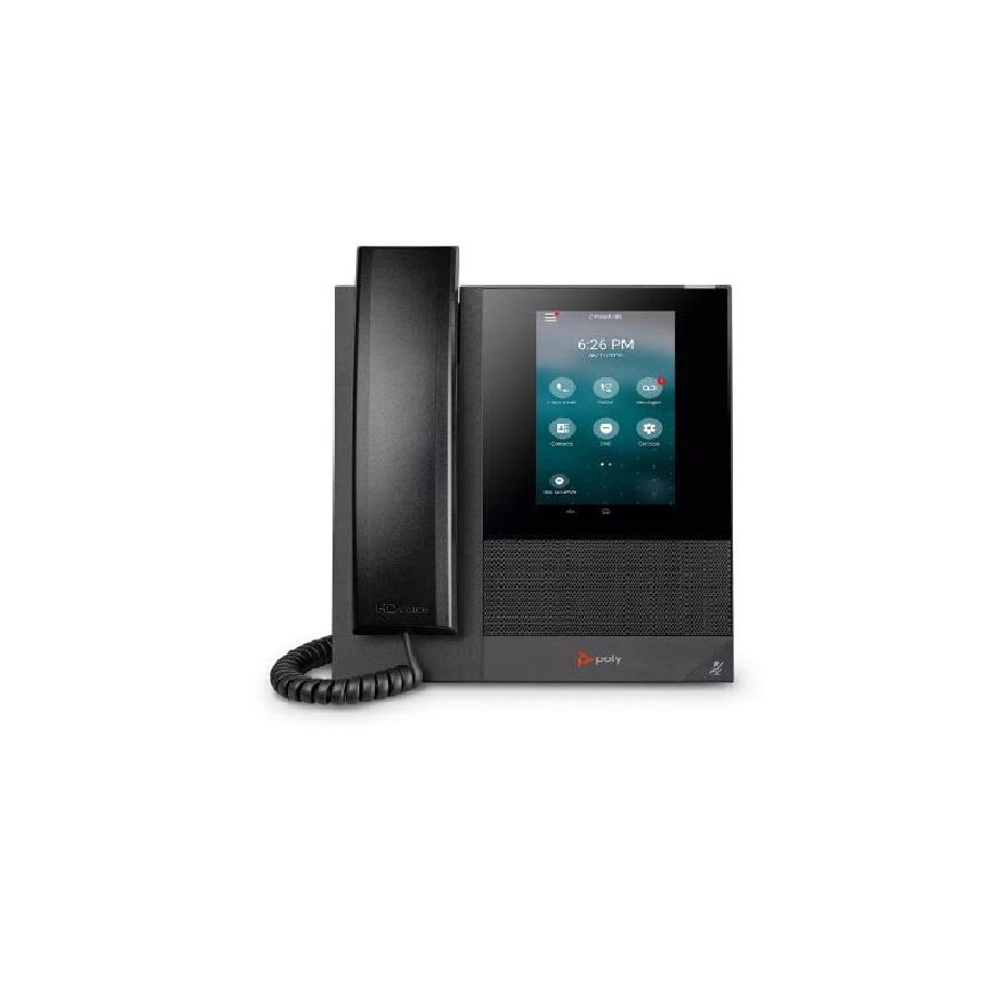 Telefono Ip Hp Poly 849A1Aaac3 Ccx 400/ Multimedia Sip Android 9 Pantalla Tactil A Color De 5 Pulgadas 1 Puerto Usb-A Poe No Incluye Fuente De Alimentacion