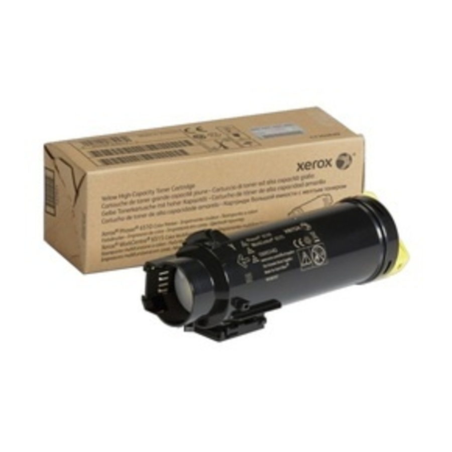 Toner Xerox Amarillo106R03483, Capacidad Estandar 1K, Para Phaser 6510/6515
