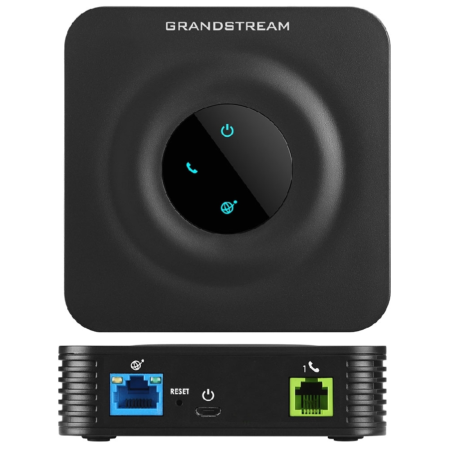 Adaptador Voip Grandstream Ht801 V2 / Para Telefono Analogico 1 Puerto Fxs 1 Cuenta Sip 1 Puertos 10/100