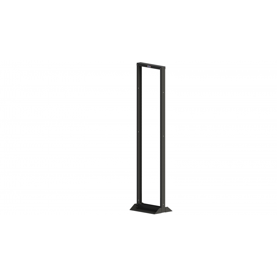 Rack De Acero 7 X 19 Multiperforado 42 Ur Color Negro