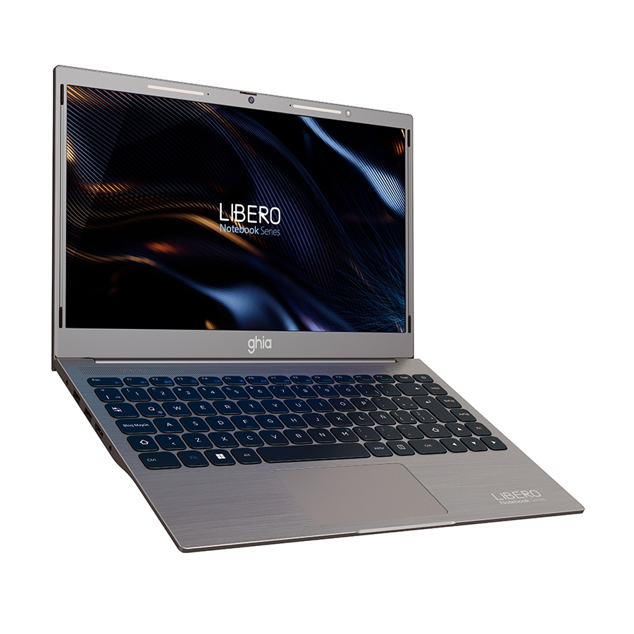 Notebook Ghia Libero 14 Plug Hd Intel Celeron N4020C Dual Core 1.10 Ghz Ram 8Gb Ssd 512Gb Camara Frontal 1.0 Mpx Wifi-Bt Hdmi Win 11 Color Gris