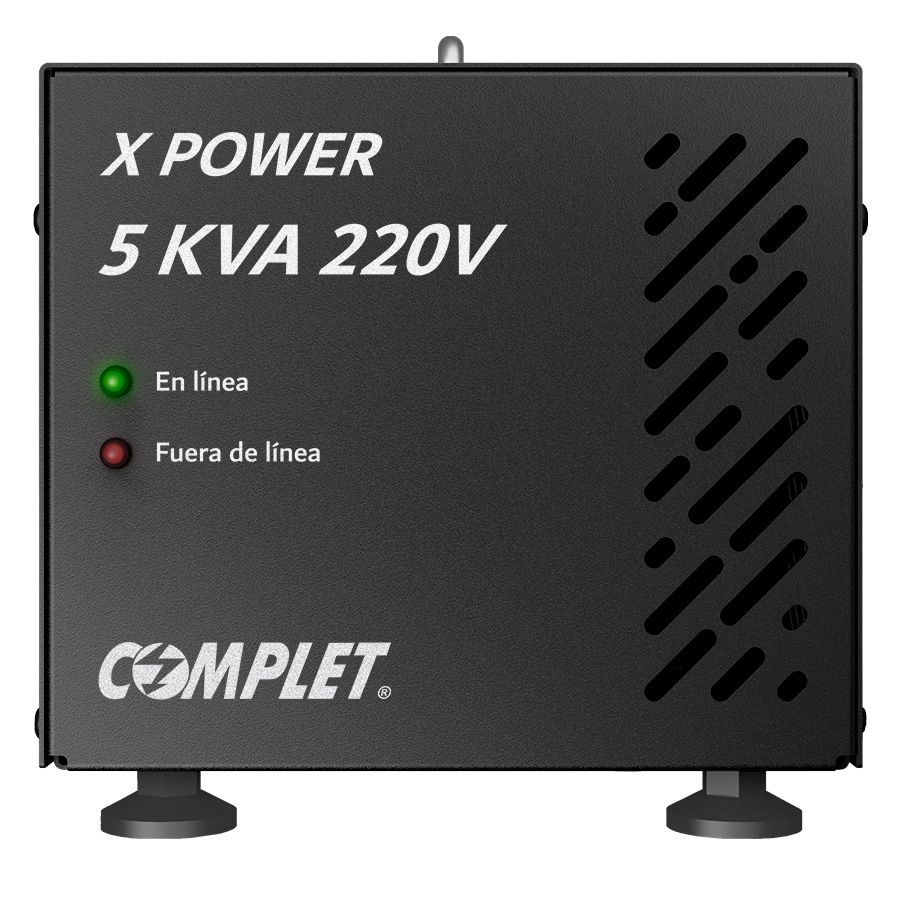 Regulador Industrial Marca Complet Erv-10-002 5000Va/5000W Voltaje 220V