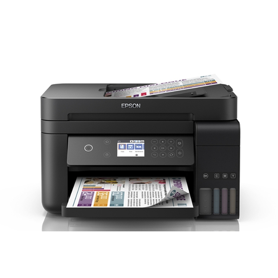 Multifuncional Epson L6270, Ppm 33 Negro/20 Color, Tinta Continua, Ecotank, Usb, Wifi, Red, Adf, Duplex