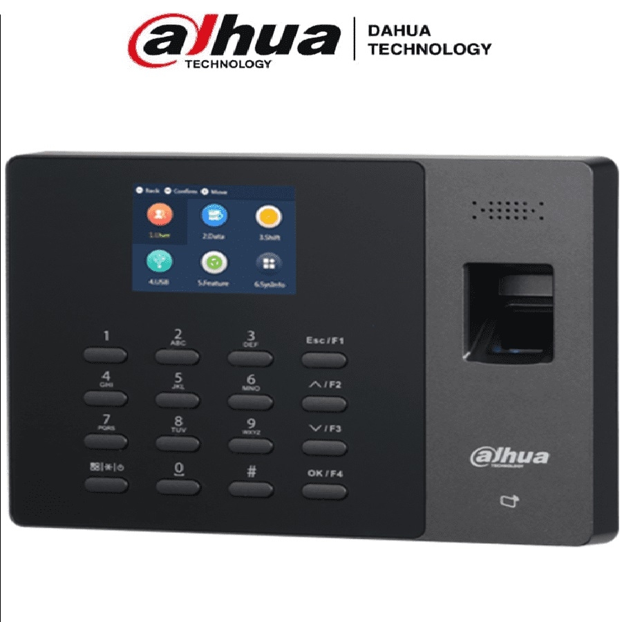 Control De Asistencia/Dahua/Dhi-Asa1222G/Control De Asistencia Standalone Con Batería Incluida/ 1,000 Usuarios, Passwords Y Tarjetas Mifare (Ic Card)/ 2,000 Huellas/100,000 Registros/