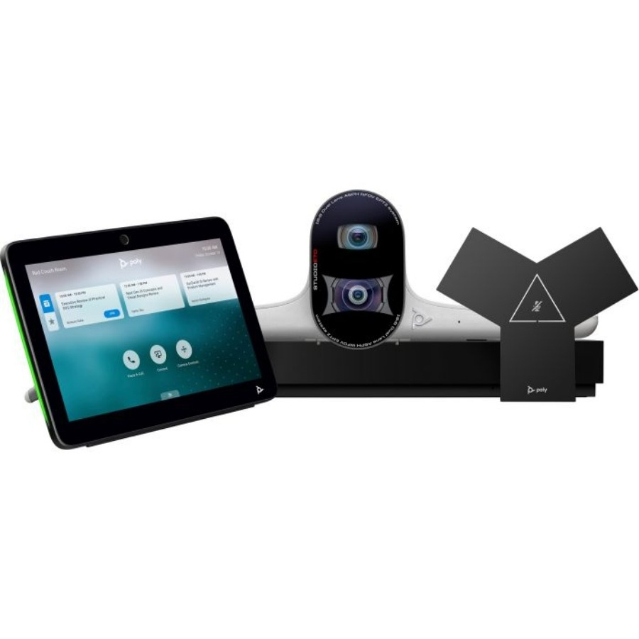 Equipos De Videoconferencia Hp Poly 92L54Aaabm/ G7500 Con Studio E70 , Kit De Controlador Tc10 Y Un Microfono De Mesa