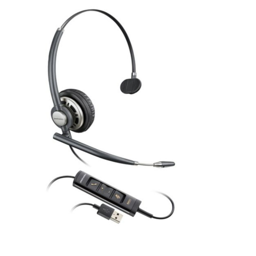 Diadema Hp Poly 783N5Aa Encorepro 715/Monoaurales Usb-A Para Call Center Color Negro