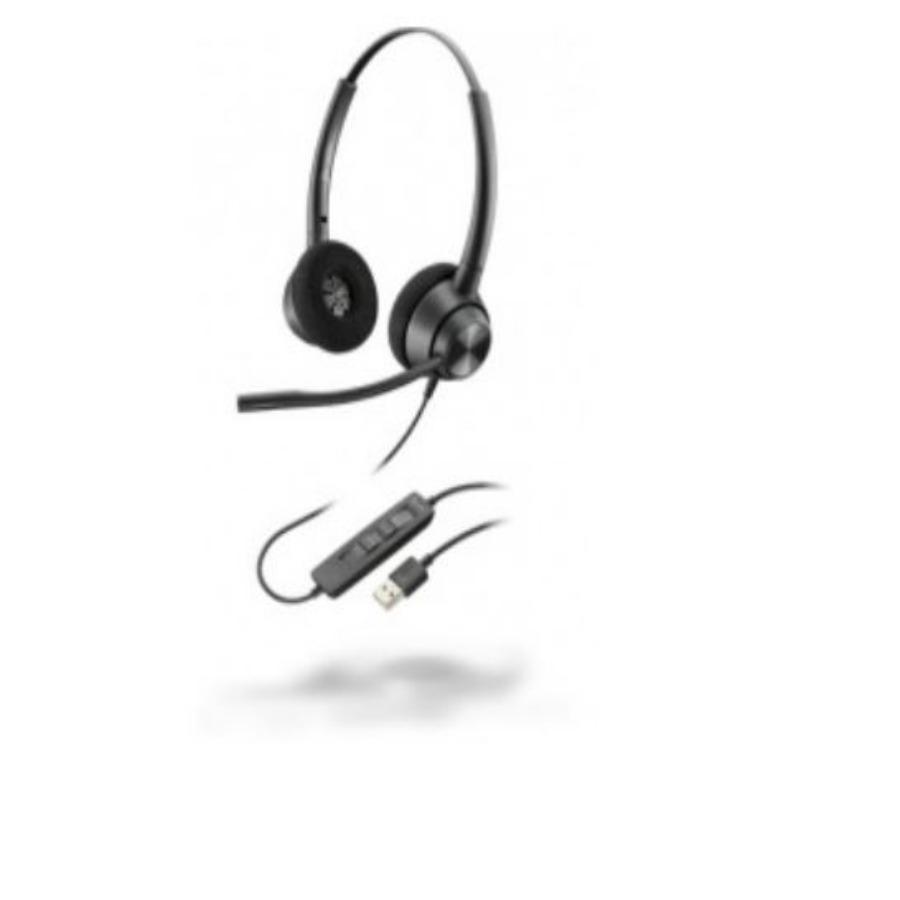 Diadema Hp Poly 767G0Aa Encorepro 320/Auriculares Estero Usb-A Para Call Center Color Negro