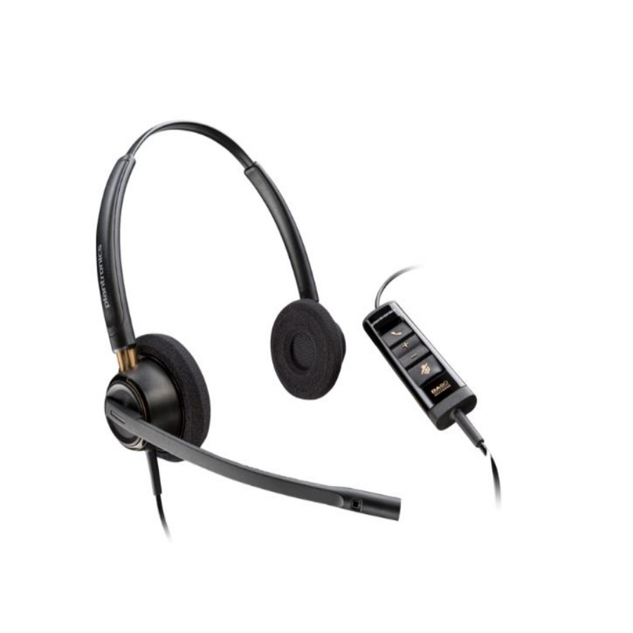 Diadema Hp Poly 783R3Aa Encorepro Hw525/ Binaural Usb-A Con Microfono Cancelacion De Ruido Para Call Center