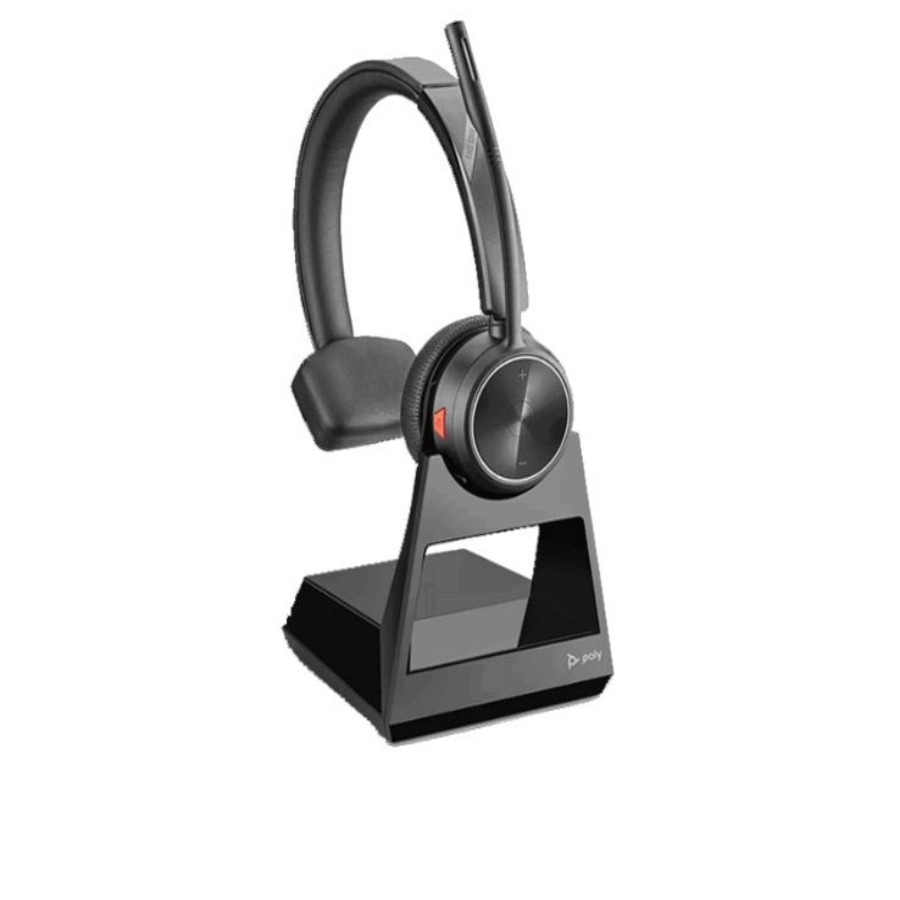 Diadema Hp Poly 7W6D4Aaaba Savi 7210/ Monoaural Inalambrica Dect 1920-1930 Alcance De 120 Metros Con Base Para Telefono Analogico