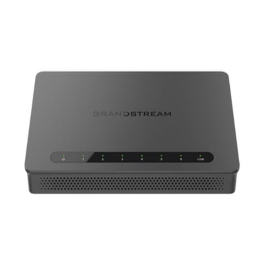 Router Grandstream Gwn7001/ Gigabit Vpn Balanceador De Cargas 30,000 Sesiones Nat 6 Puertos 10/100/1000 Mbps Wan/Lan Compatible Con Gwn Cloud