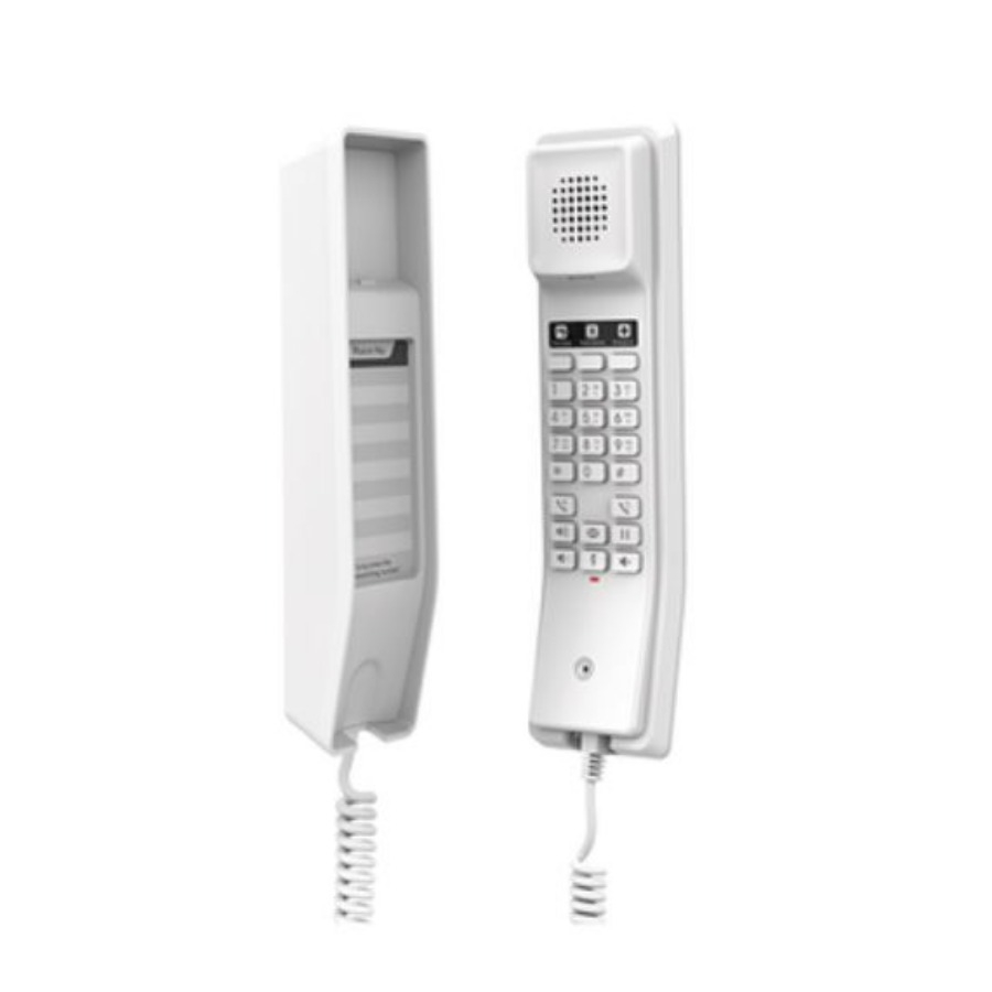 Telfono Ip Grandstream Ghp610 / Telefono Hotelero, 2 Cuentas Sip, 2 Lneas, Conferencia 3 Vias, 1 Puerto 100Mbps, 3 Teclas Marcacion Rpida, Color Blanco