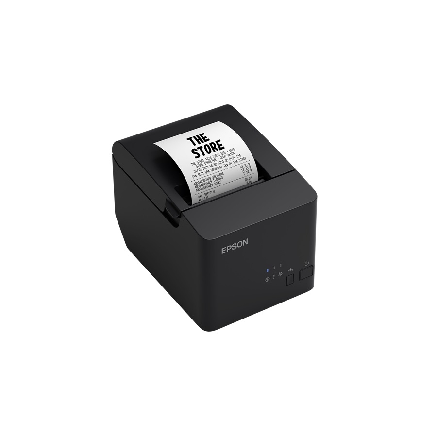 Miniprinter Epson Tm-T20Iiil Termica, 80 Mm O 58 Mm, Ethernet, Autocortador, Negra