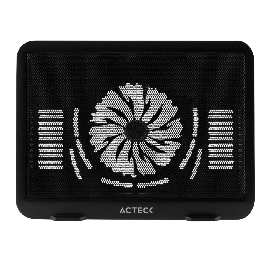 Base Enfriadora Acteck Ictus Be440 / Laptop 16 Pul / 1 Ventilador / Iluminacion Led / Base Antideslizante / Negro / Ac-929080