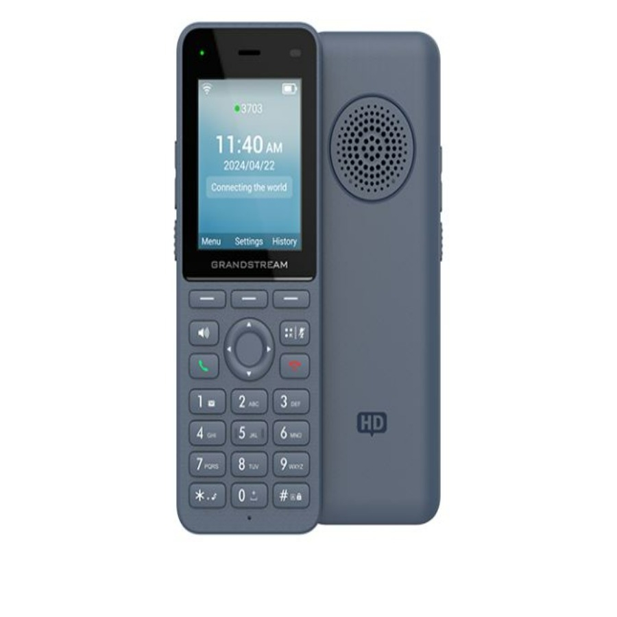 Teléfono Ip Grandstream Wp826 / Teléfono Ip Inalámbrico Wi-Fi, Portátil, 3 Cuentas Sip, 3 Líneas, Voz Hd, Bluetooth Integrado, Puerto Usb Tipo C