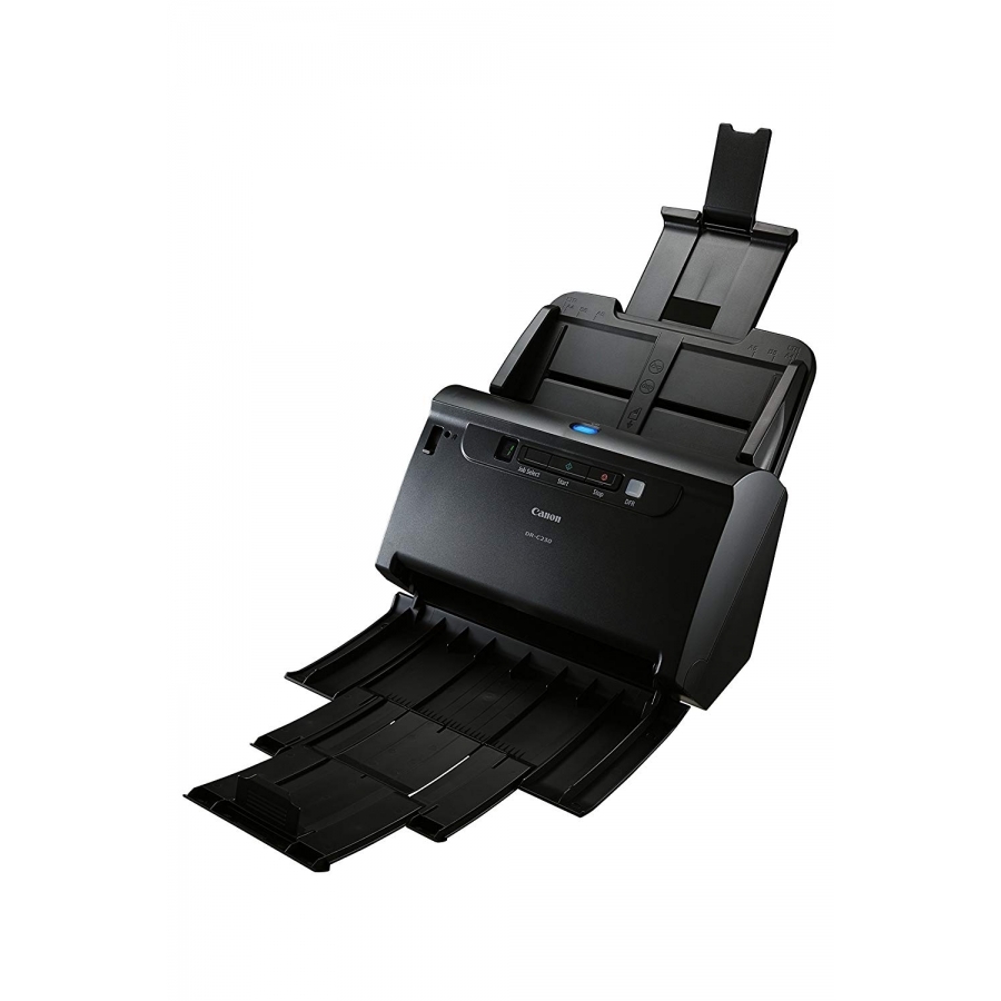 Escaner Canon Imageformula Dr-C230, 30 Ppm/60 Ipm, 600 Dpi, 24 Bits, Usb, Adf, Compatible Windows/Mac, Alimentacion 60 Hojas, Oficio, Vertical, Escaneo Diario 3500