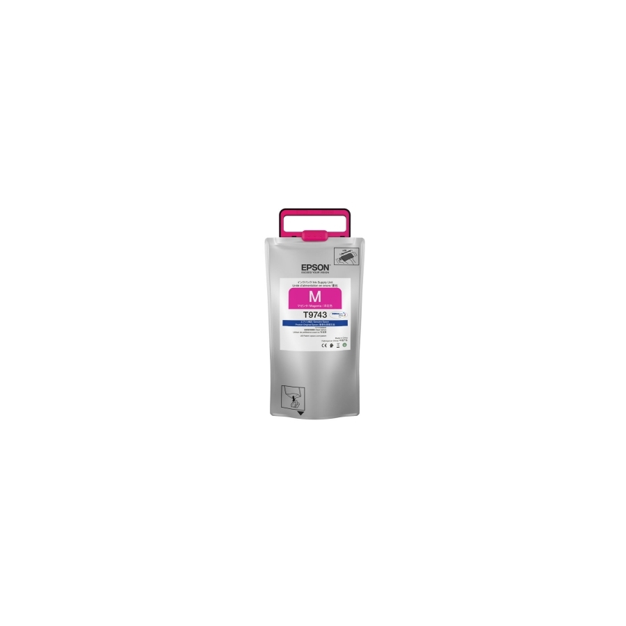 Bolsa De Tinta Epson Modelo T974 Magenta, Alta Capacidad Para Wf- C869R