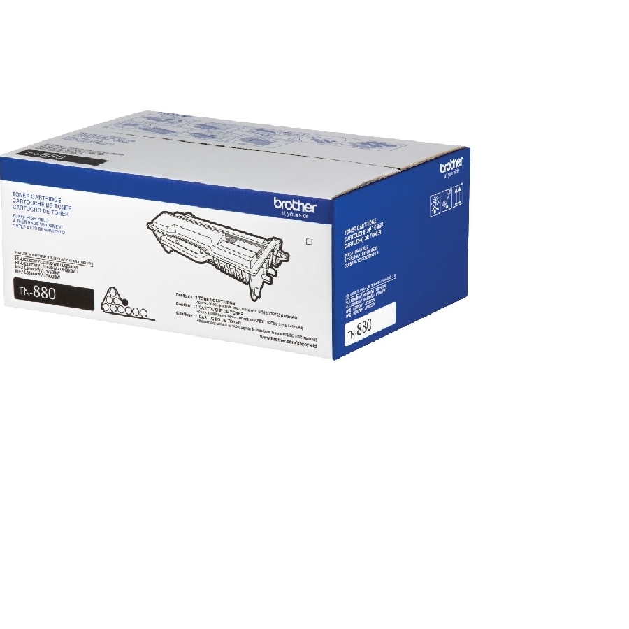Toner Brother Negro Tn880 12,000 Pag Aproximadamente Super Alto Rendimiento Para Hll6200Dw Hll6400Dw Mfcl6700Dw Mfcl6900Dw