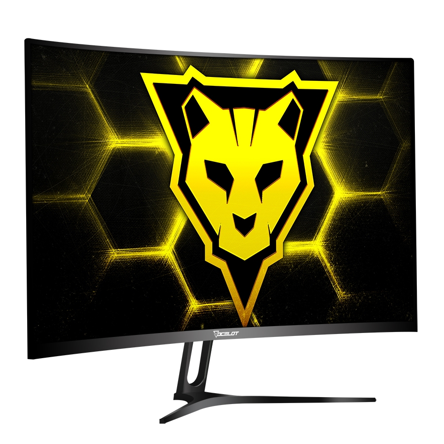 Monitor Led Om-C24 / 24 Pulgadas / Curvo / Full Hd 1920 X 1080 / 165Hz / 1Ms / Freesync / 1X Hdmi / 1X Dp / 1X Audio Out / Vesa 100X100 / Color Negro