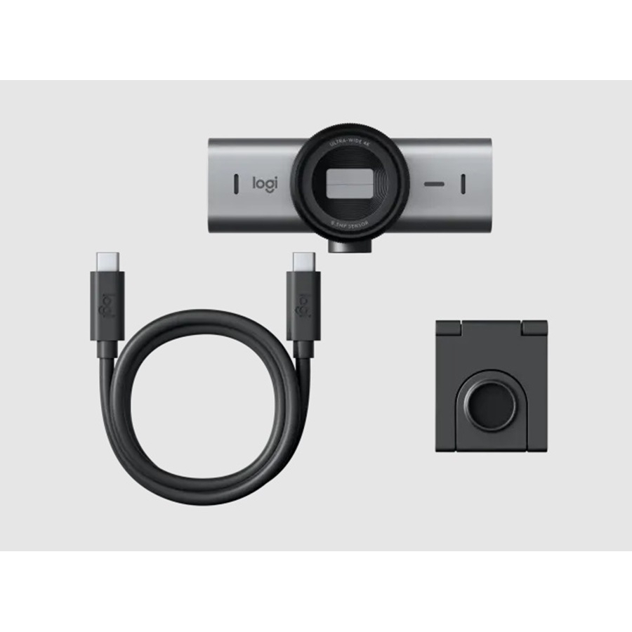 Webcam Logitech Mx Brio Uhd 4K 2160P 30 Fps Zoom 4X Auto Enfoque Ia Tapa De Privacidad Integrada Usb-C