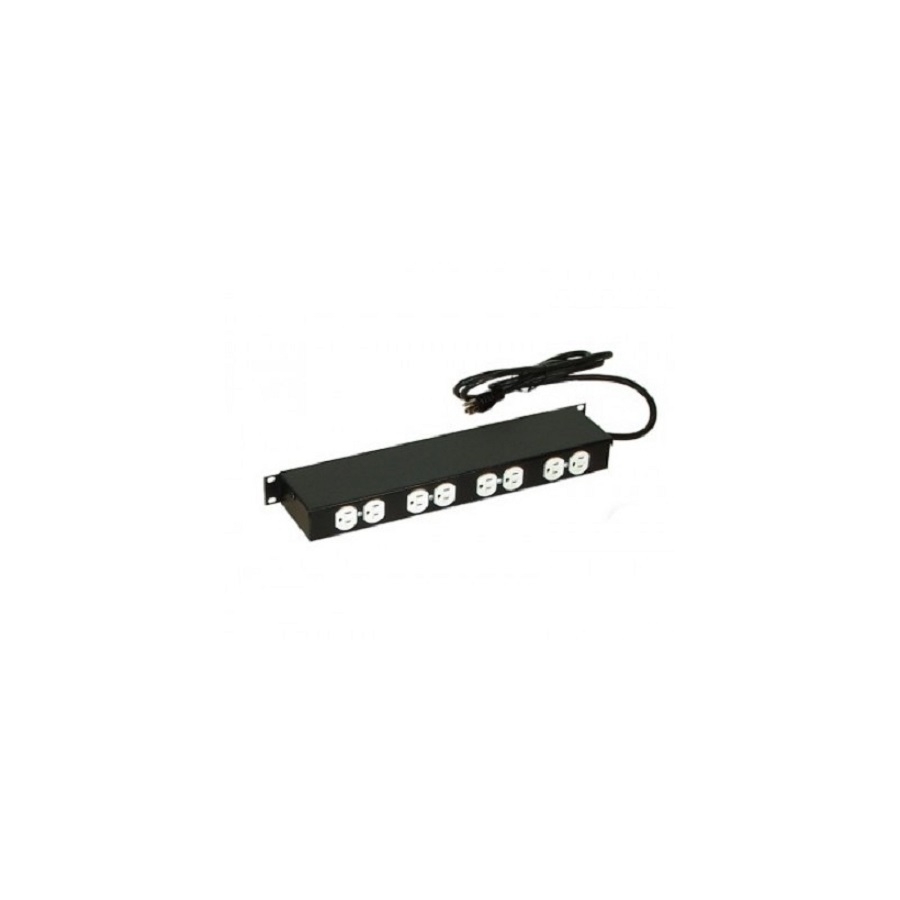 Barra De 6 Contactos North System Horizontal Con Switch Termomagnetico Montaje Rack