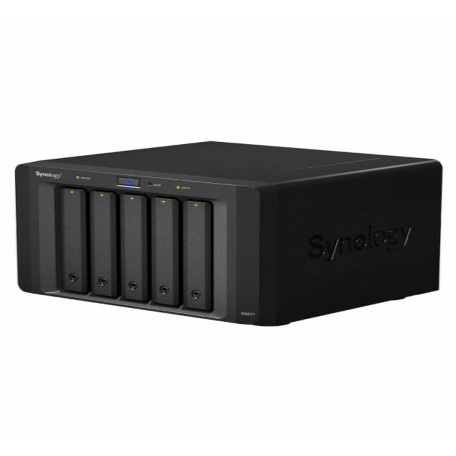 Unidad De Expansion Synology Dx517 5 Bahias 3.5 Y 2.5 Sata Hdd/Sata 2.5 Ssd/Hasta 50Tb/Hot-Swap