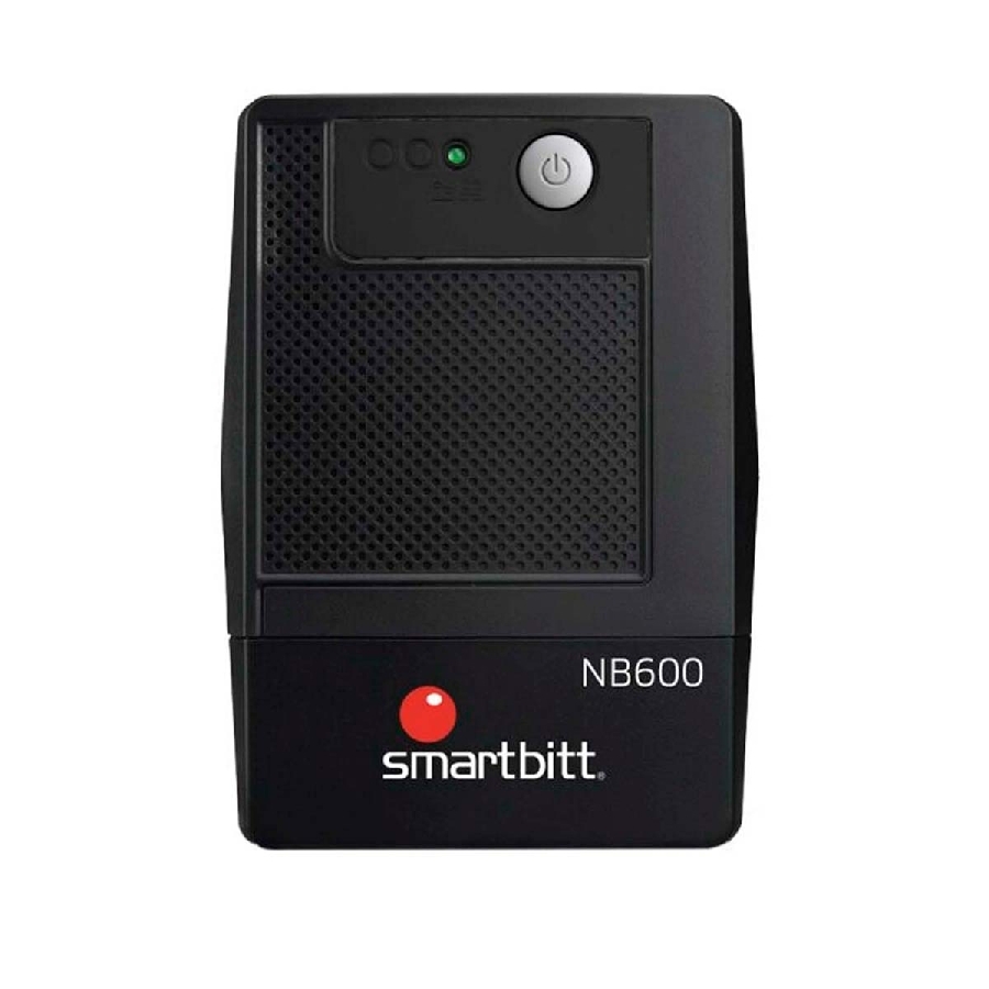 No-Break Smartbitt 600Va/300 W, Clavija Nema 5-15P, 4 Contactos Tipo Nema 5-15R, Todos Con Respaldo De Baterias, Regulacion Y Supresion De Picos.