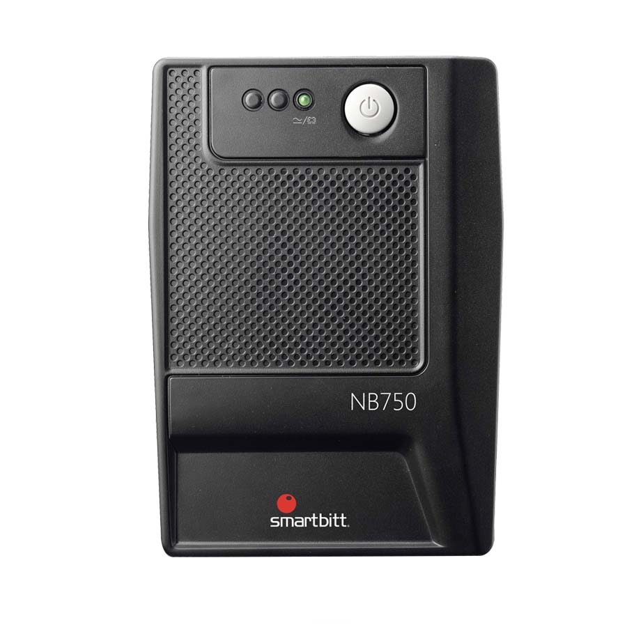 No-Break Smartbitt 750 Va / 375 W, Clavija Nema 5-15P, 6 Contactos, Tipo Nema 5-15R, Todos Con Respaldo De Baterias, Regulacion Y Supresion De Picos.