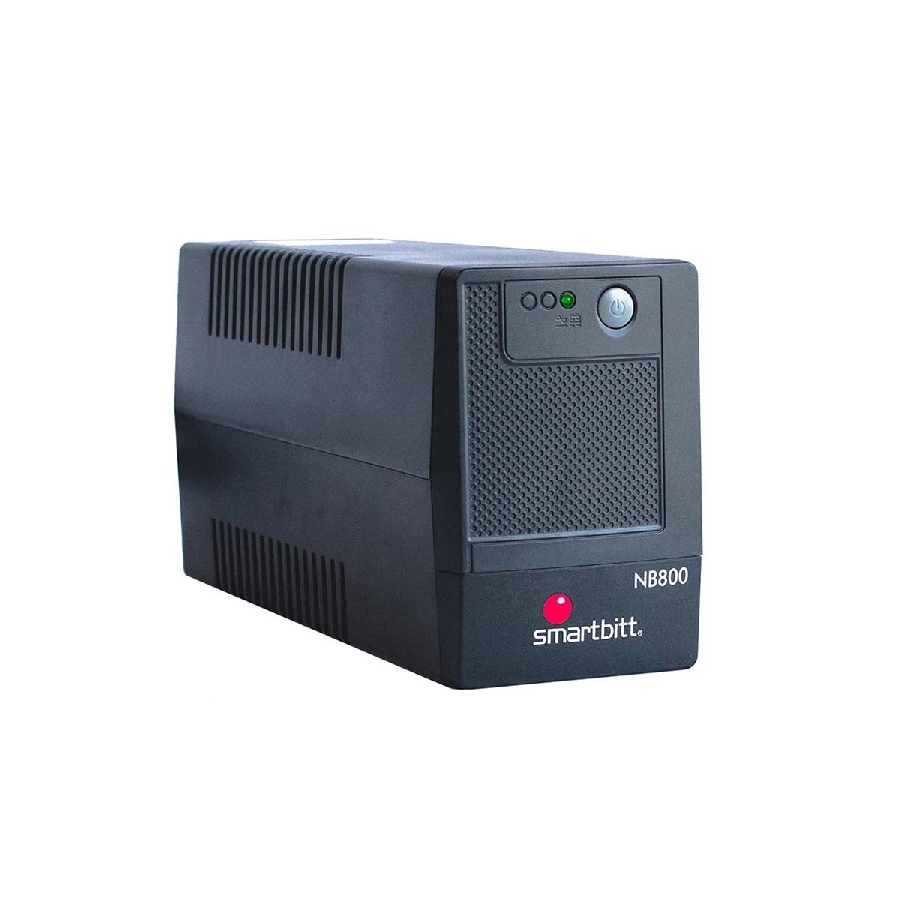 No-Break Smartbitt 800Va/400W, Clavija Nema 5-15P, 6 Contactos, Tipo Nema 5-15R, Todos Con Respaldo De Baterias, Regulacion Y Supresion De Picos.