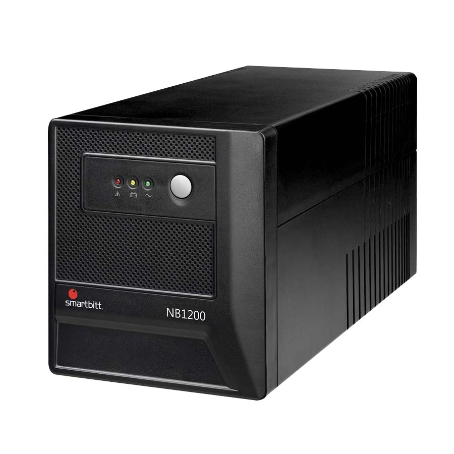 No-Break Smartbitt 1200Va/600W, Clavija Nema 5-15P, 8 Contactos, Tipo Nema 5-15R Con Respaldo De Baterias, Regulacion Y Supresion De Picos, Proteccin De Linea Telefnica Rj-11, Puerto Usb
